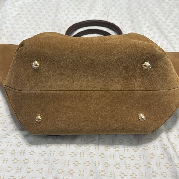 DeMellier London Suede Midi New York Bag with crossbody strap - Picture 14 of 17